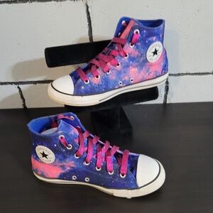 BUNDLE SALE! Converse All Stars Cosmic High-Tops - Pink and Blue Sz 5
